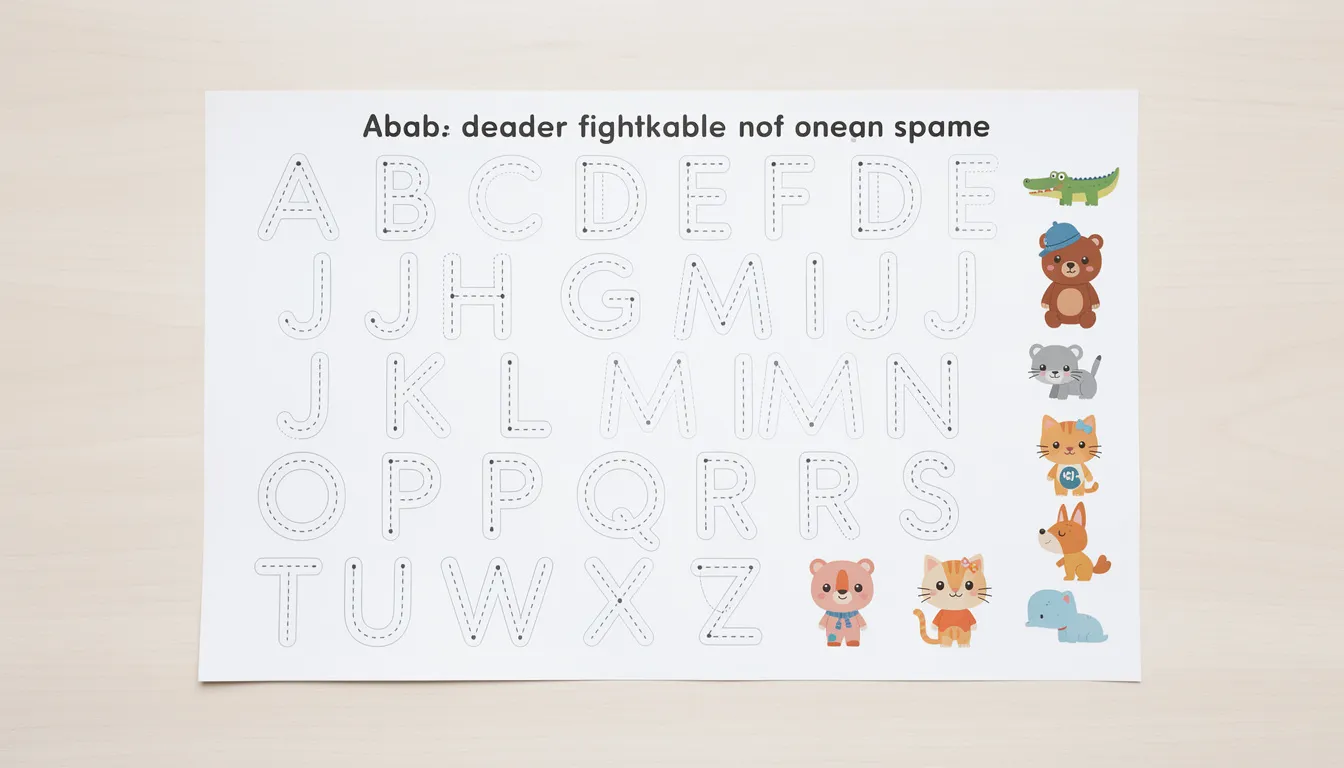 Tracing Worksheets for Preschoolers (Printables + How to Use Them)