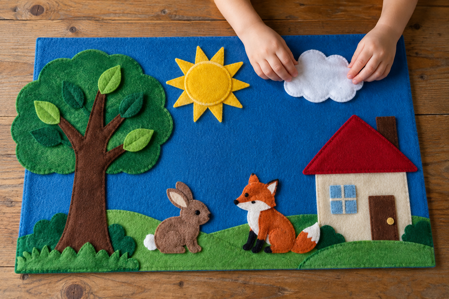 How to Make a Felt Story Board for a 3-Year-Old