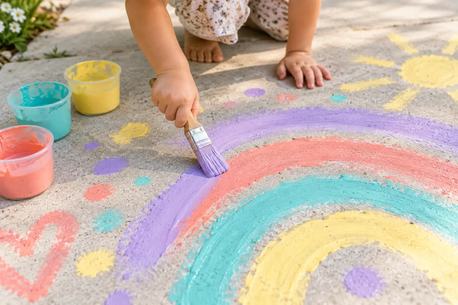 How to Make Sidewalk Chalk Paint
