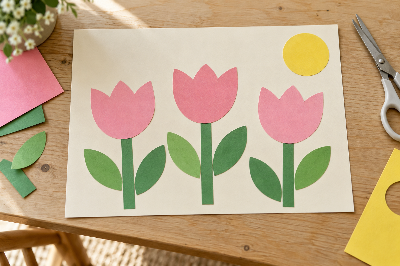Cut-and-Paste Activities for Preschoolers: A Paper Garden