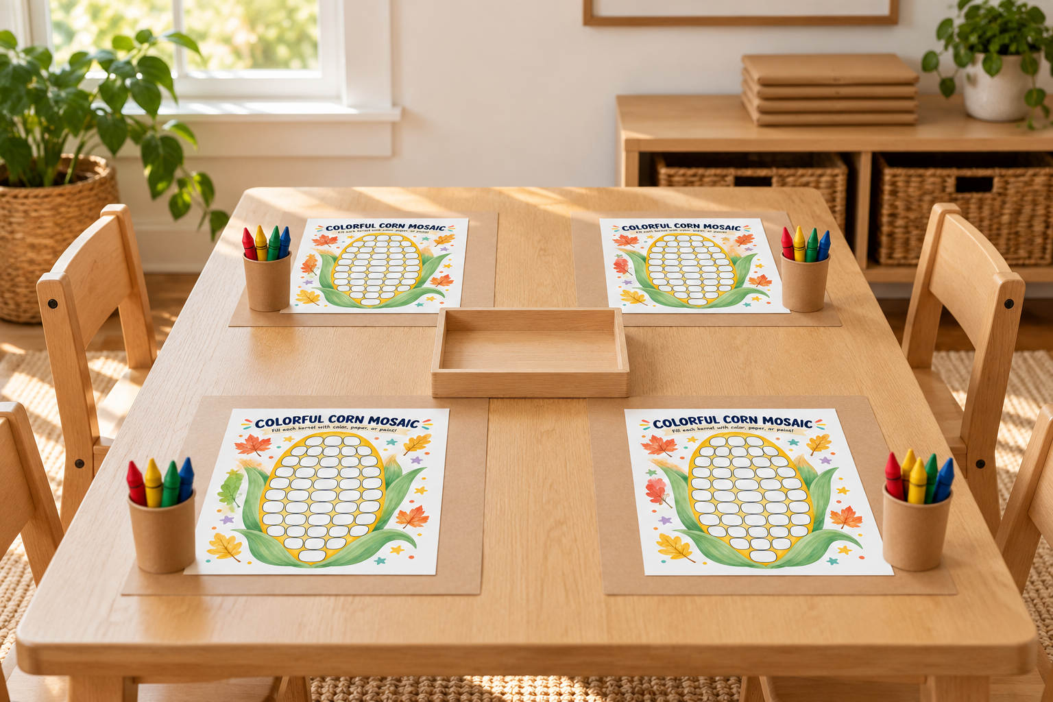 How to Set Up a Thanksgiving Kids’ Activity Table