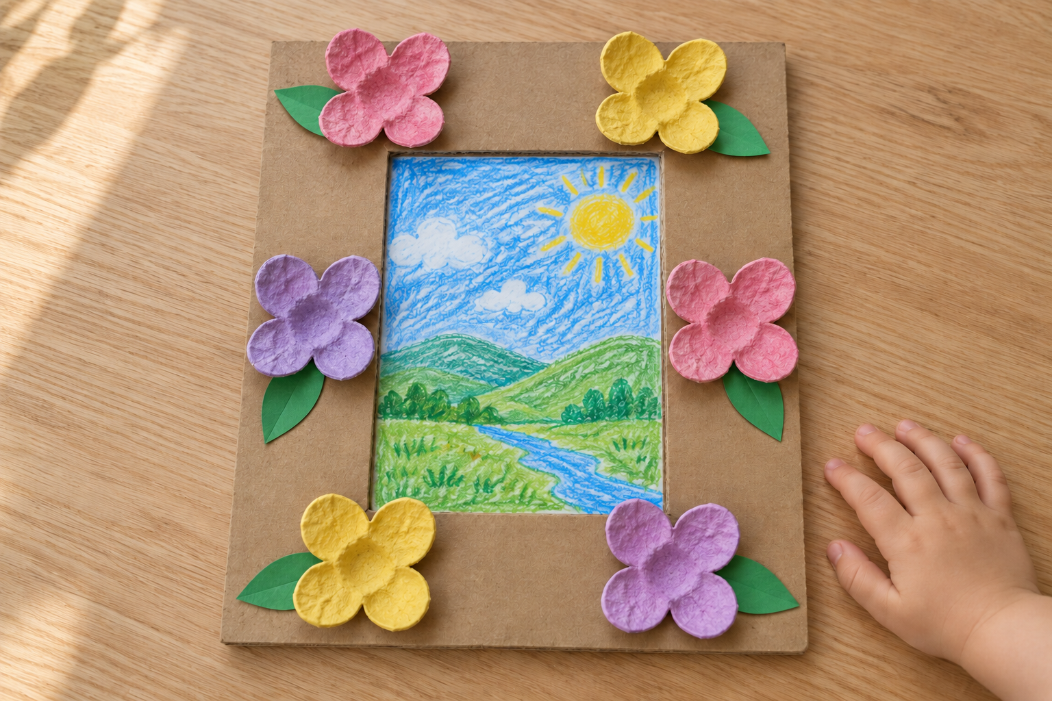 Toddler Crafts Using Egg Cartons: Flowers, Frames and More